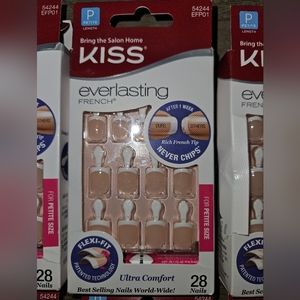 Kiss everlasting French nails. PETITE 6 new boxes
